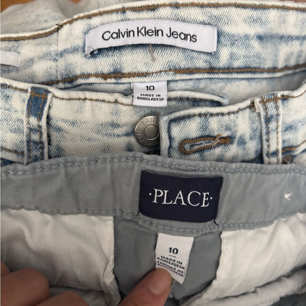 Calvin Klein Light Blue Denim Jeans and Children’s place